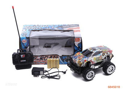 1:20 4CHANNELS R/C CAR W/4*1.2V BATTERUES IN CAR/CHARGER W/O 2AA BATTERIES IN CONTROLLER