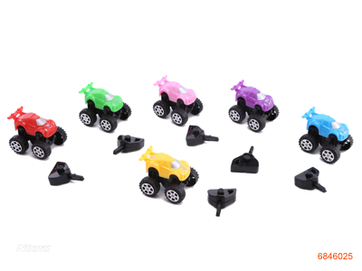 ELASTIC CAR 6COLOUR