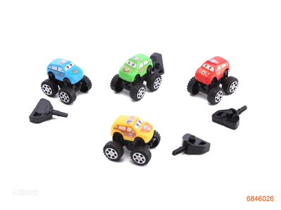 ELASTIC CAR 4COLOUR