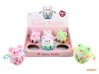 BABY RATTLE 6PCS/DISPLAY BOX