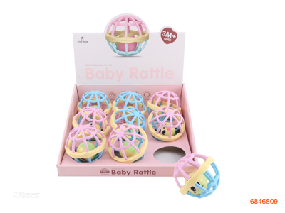 BABY RATTLE 9PCS/DISPLAY BOX