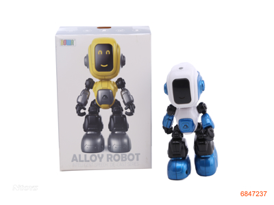 DIE-CAST ROBOT W/SOUND/3*AG13 BATTERIES 3COLOUR