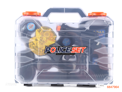 POLICE SET W/LIGHT/MUSIC/3*AG10 BATTERIES