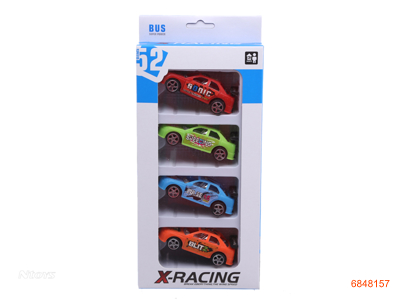 P/B CAR 4PCS 4COLOUR