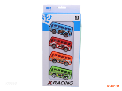 P/B CAR 4PCS 4COLOUR