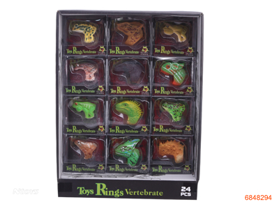 FROG/LIZARD RING 24PCS/DISPLAY BOX 12ASTD