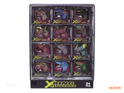 DINOSAUR RING 24PCS/DISPLAY BOX 12ASTD