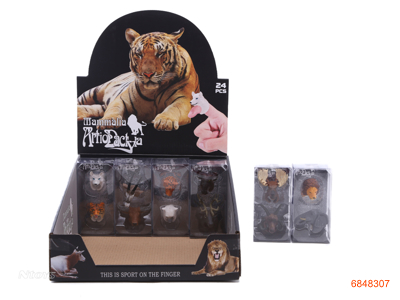 ANIMAL RING 24PCS/DISPLAY BOX 6ASTD