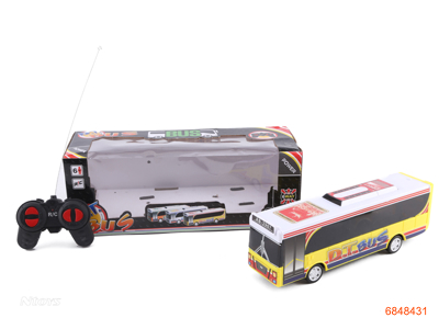 1:30 4CHANNELS R/C BUS W/O 3AA BATTERIES IN CAR,2AA BATTERIES IN CONTROLLER 3COLOUR