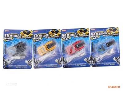 DIE-CAST WHISTLE CAR 4ASTD