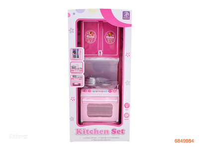 COOKING SET W/LIGHT/SOUND W/O 2AAA BATTERIES IN STOVE