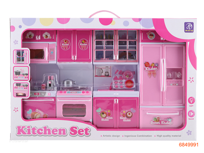 COOKING SET W/LIGHT/SOUND W/O 2AAA BATTERIES