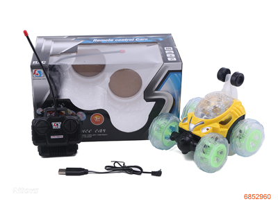R/C CAR W/LIGHT/MUSIC/3.6V BATTERIES IN CAR/USB W/O 2AA BATTERIES IN CONTROLLER 3COLOUR