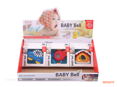 BABY RATTLE 18WINDOW BOX/DISPLAY BOX 3ASTD