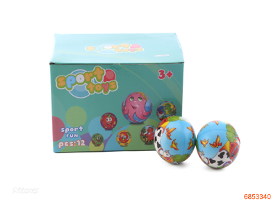 10CM PU BALLS 12PCS/DISPLAY BOX