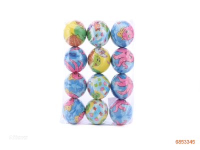 6.3CM PU BALLS 12PCS