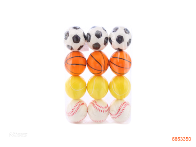 6.3CM PU BALLS 12PCS