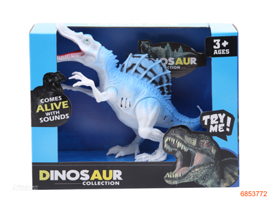 DINOSAUR SET W/LIGHT/SOUND/2AG13 BATTERIES