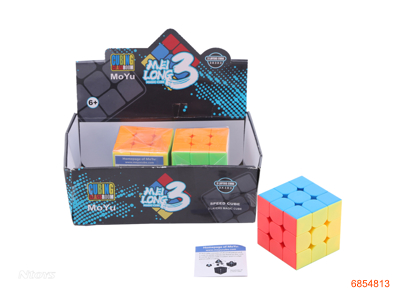 5.5CM MAGIC CUBE 6PCS/DISPLAY BOX