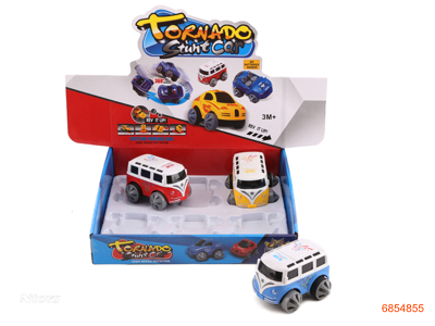 F/P CAR 6PCS/DISPLAY BOX 3COLOUR