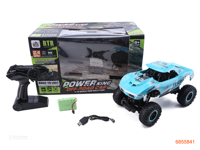 2.4G 1:14 4CHANNLES R/C CAR.W/6V BATTERIES IN CAR/USB.W/O 3AA BATTERIES IN CONTROLLER 2COLOUR