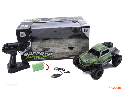 2.4G 1:14 4CHANNELS R/C CAR.W/6V BATTERIES IN CAR/USB CABLE W/O 3AA BATTERIES IN CONTROLLER 2COLOUR