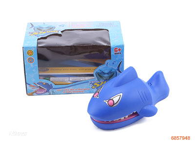 BITE THE HAND SHARK W/LIGHT/MUSIC W/O 2AA BATTERIES