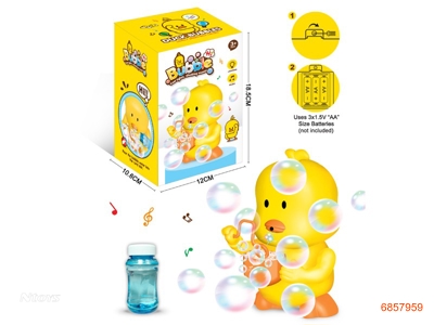 BUBBLE TOYS W/1PCS 60ML BUBBLE WATER,W/O 3AA BATTERIES