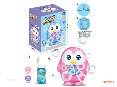 BUBBLE TOYS,W/LIGHT/MUSIC/1PCS 60ML BUBBLE WATER,W/O 3AA BATTERIES