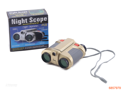 4x30 TELESCOPE W/FLASHLIGHT