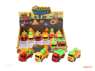 P/B CONSTRUCTION ENGINE 12PCS/DISPLAY BOX