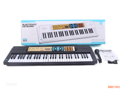 ELECTRIC KEYBOARD W/MICROPHONE/USB W/O 4AA BATTERIES