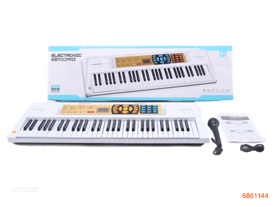 ELECTRIC KEYBOARD W/MICROPHONE/USB W/O 4AA BATTERIES