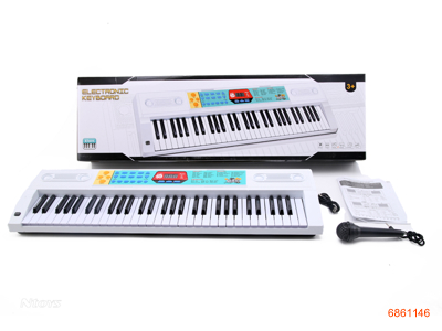 ELECTRIC KEYBOARD W/MICROPHONE/USB W/O 4AA BATTERIES