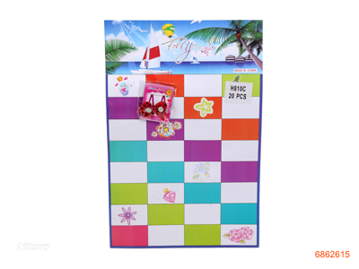 BEAUTY SET 20PS/HANGING CARD