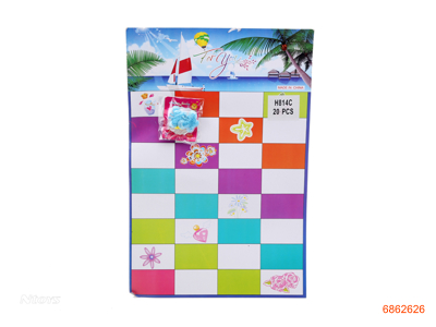 BEAUTYP SET 20PCS/HANGING CARD