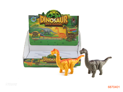 B/O DINOSOUR W/MUSIC,W/O 2AA BATTERIES,6PCS/DISPLAY BOX