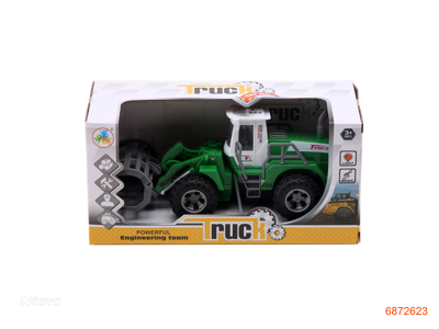 26CM F/P FARM CONSTRUCTION ENGINE W/LIGHT/MUSIC/3*LR44 BATTERIES