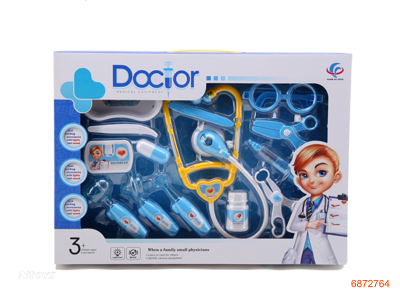 DOCTOR SET W/IC/LIGHT/2*AG10 BATTERIES 14PCS