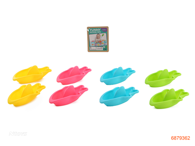 BATH TOYS 8PCS 4COLOUR