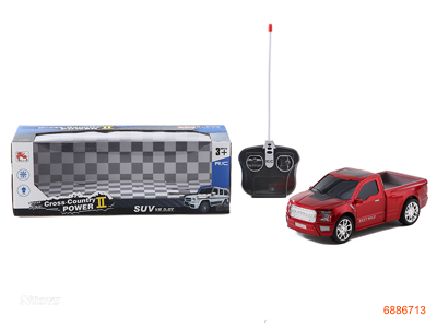 1:16 4CHANNELS R/C CAR W/LIGHT W/O 4AA BATTERIES IN CAR/2AA BATTERIES IN CONTROLLER 2COLOURS