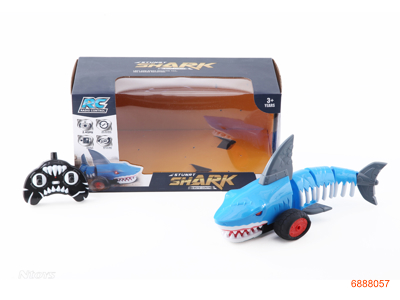 2.4G R/C SHARK CAR W/O 4AAA BATTERIES IN CAR/2AAA BATTERIES IN CONTROLLER 2ASTD