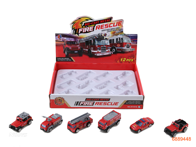 1:55 FREE WHEEL DIE-CAST CAR 12PCS/DISPLAY BOX 6ASTD