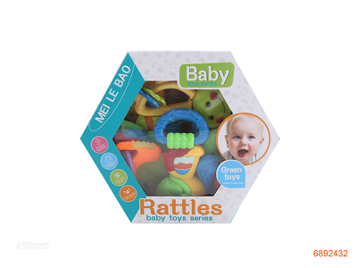 BABY RATTLE,8PCS