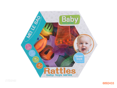 BABY RATTLE,9PCS