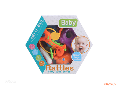 BABY RATTLE,10PCS