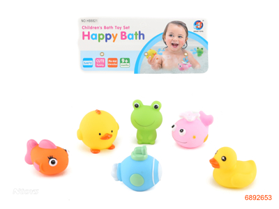 BATH TOYS 6PCS