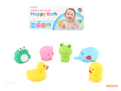 BATH TOYS 6PCS