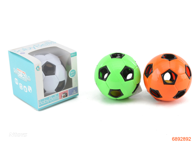 FOOTBALL BABY RATTLE,3COLOUR