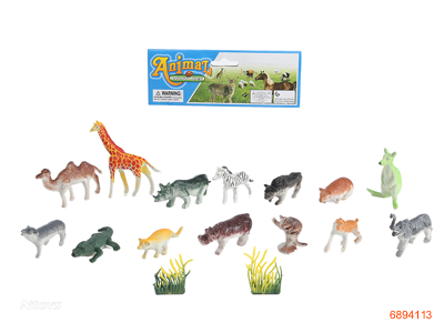 ANIMAL SET 14PCS